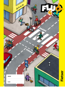 Fluo 4 - cover werkboek fietser