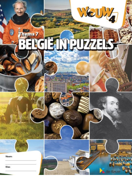 WOUW 4 - werkboek thema 7 - België in puzzels