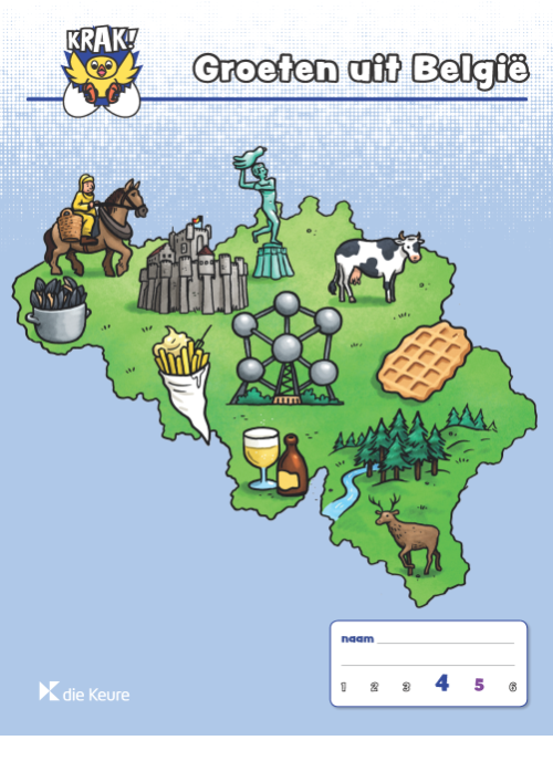 Krak wiskunde – werkboek - Groeten uit België