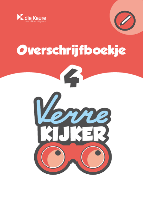 Verrekijker 4 spelling - overschrijfboekje