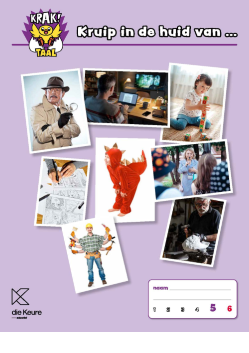 Krak 5 taal - werkboek 3 - 'Kruip in de huid van...'