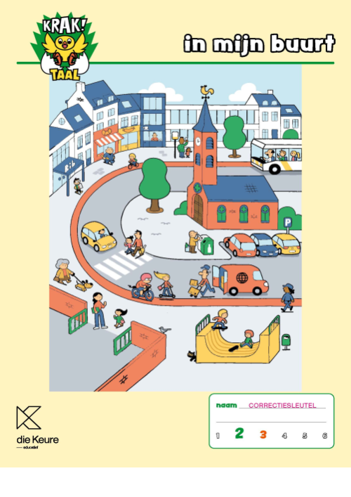 Krak 2 taal - correctiesleutel+tipsbundel 3 'In mijn buurt'