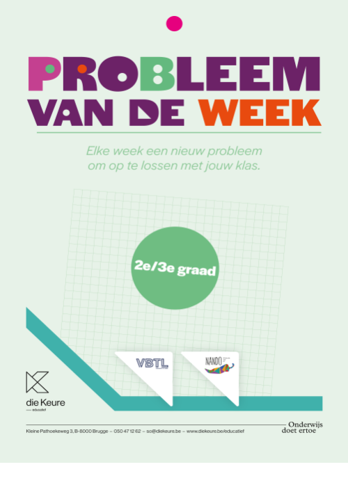 Scheurkalender 'Probleem van de week' 2e/3e graad