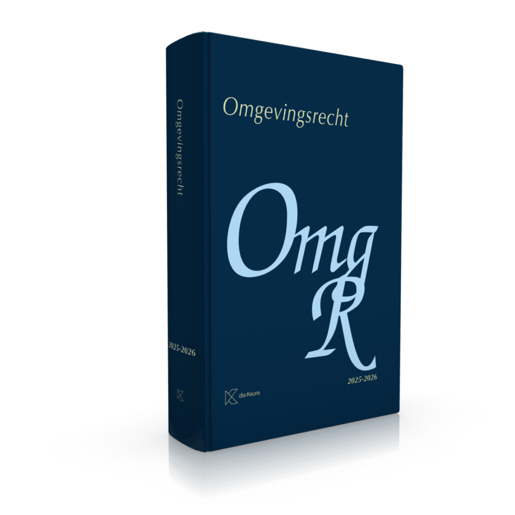 Boekcover geannoteerd wetboek Omgevingsrecht 2025-2026