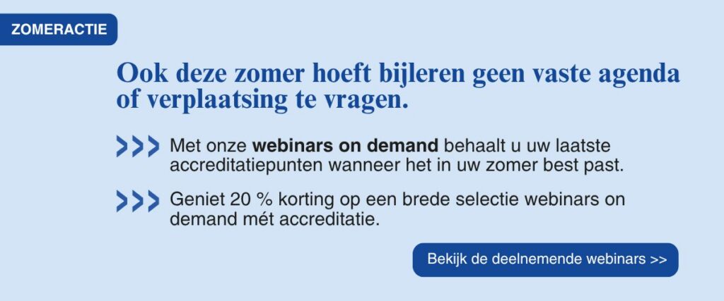 Zomeractie op tal van juridische webinars on demand