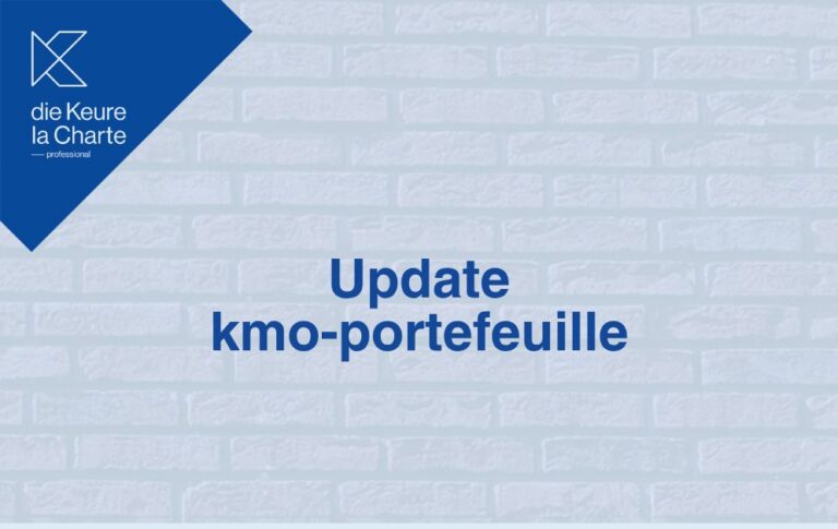coverafbeeling van nieuwsbericht over stopzetting kmo portefeuille